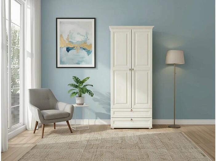 Престиж-1 (гостиная) Шкаф бельевой (Сандал светлый)