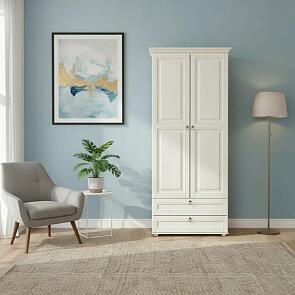 Престиж-1 (гостиная) Шкаф бельевой (Сандал светлый)