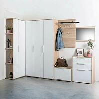 Шкаф для одежды Куба 13.136 Дуб сонома/Белый премиум