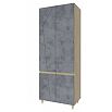 Шкаф 790x520x2085 Киото Серый/дуб небраска МДФ