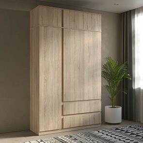 Шкаф для одежды STERN с антресолью ШКЯ-3 Дуб Сонома