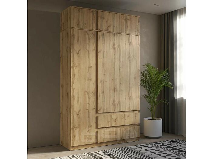 Шкаф для одежды STERN с антресолью ШКЯ-3 Дуб Вотан