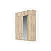 Шкаф для одежды STERN с антресолью ШКЯ-4 c зеркалом(N) Дуб Сонома