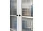 САГА шкаф с витриной 90 МОРУ белый