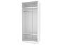 Шкаф 2-дв. Trend-22 Белый/Белая шагрень