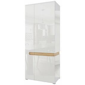 Шкаф 2-х дверный Катания СТЛ.331.02 Белый/Дуб небраска