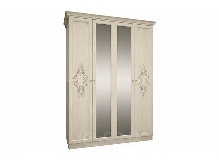 Шкаф 4-х дв. с зеркалом Вербена СТЛ.341.01 Cilegio Nostrano