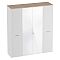 Шкаф четырехдверный "Гавана" спальня Белый
