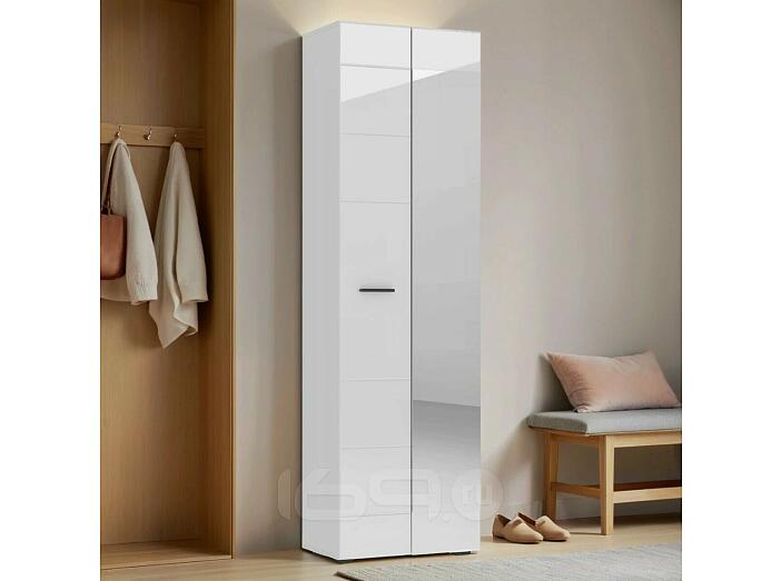 Шкаф 600x360x2050 Gloss Белый ЛДСП