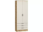 Шкаф двухстворчатый Стиль ШК-803 с ящиками Cashmere In 2S Дуб Вотан