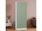 Шкаф двухстворчатый Стиль ШК-803 с ящиками Silky Mint Белый