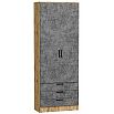 tumb 1 - Шкаф двухстворчатый Стиль ШК-803 с ящиками Temple Stone 2S Дуб Вотан