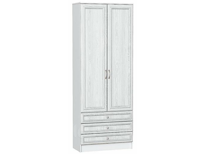 Шкаф двухстворчатый Стиль ШК-803 с ящиками White Dreamline Белый