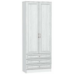 Шкаф двухстворчатый Стиль ШК-803 с ящиками White Dreamline Белый