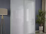 Шкаф-купе 2-х дв. 1495 Байкал-2 СТЛ.268.11 Белый/Белый глянец