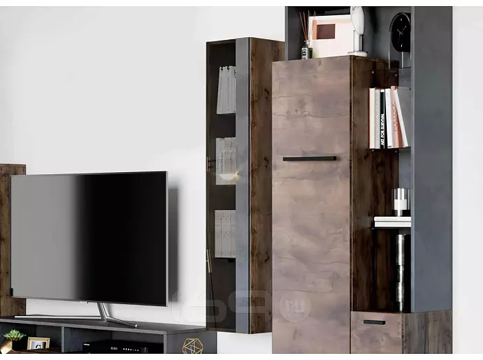 Шкаф навесной с дв "Глазго" гостиная