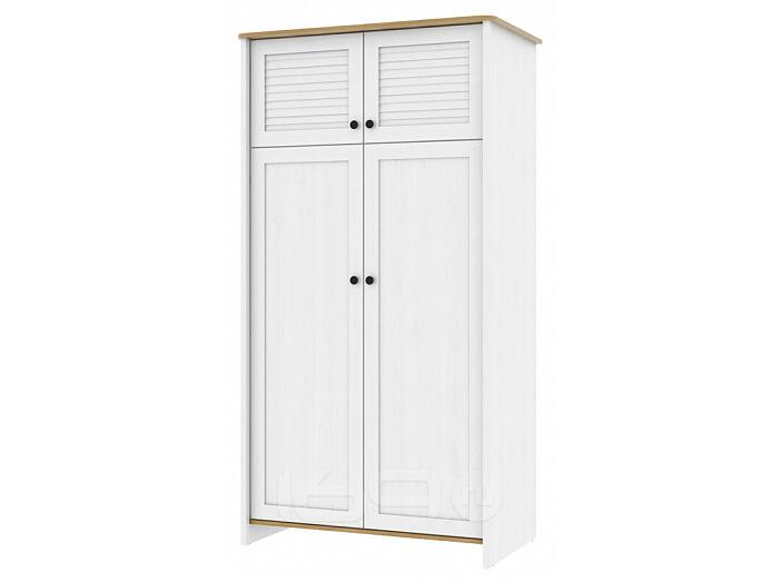 Шкаф 1060x630x1995 Тифани Белый/белый МДФ