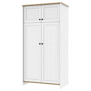 Шкаф 1060x630x1995 Тифани Белый/белый МДФ