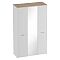 Шкаф трехдверный "Гавана" спальня Белый