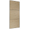 Комплект вставок для фасада шкафа-купе 177 см Бруно СТЛ.317.22, 3 шт, Дуб дикий