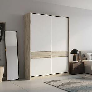 Прихожая Роджина Шкаф-купе (1800) (Кашемир, Дуб Крафт серый)