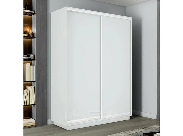 Шкаф Экспресс 2 2-х дверный Дуо ЛДСП (Белый профиль) Белый снег 1600x2400x450 Шкаф Экспресс 2 2-х дверный Дуо ЛДСП (Белый профиль) Белый снег 1600x2400x450