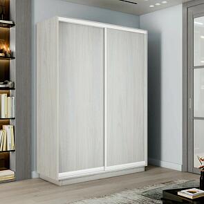 Шкаф Экспресс 2 2-х дверный Дуо ЛДСП (Белый профиль) Ясень Анкор светлый 1200x2200x450