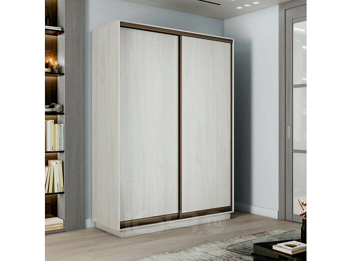 Шкаф-купе 1200x450x2200 Экспресс 2 Ясень Анкор светлый ЛДСП