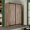 Шкаф-купе 1600x600x2400 Экспресс 2 Дуб Крафт табачный ЛДСП