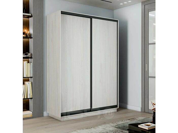 Шкаф-купе 1200x450x2400 Экспресс 2 Ясень Анкор светлый ЛДСП