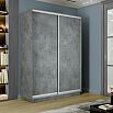 Шкаф-купе 1200x600x2200 Экспресс 2 Бетон ЛДСП