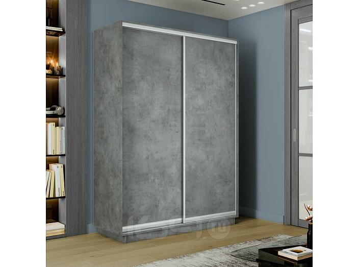 Шкаф-купе 1200x450x2400 Экспресс 2 Бетон ЛДСП