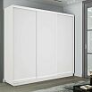 Шкаф-купе 2400x600x2400 Экспресс 2 Белый снег ЛДСП