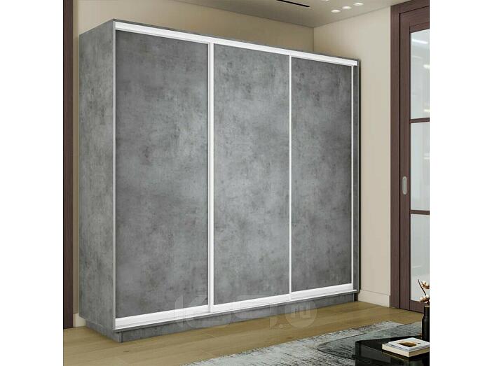 Шкаф-купе 1800x600x2200 Экспресс 2 Бетон ЛДСП