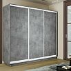 Шкаф-купе 2100x600x2200 Экспресс 2 Бетон/бетон ЛДСП