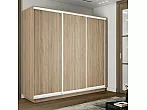 Шкаф Экспресс 2 3-х дверный Трио ЛДСП (Белый профиль) Дуб Сонома 1800x2200x600