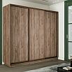 Шкаф-купе 1800x600x2200 Экспресс 2 Дуб Крафт табачный ЛДСП