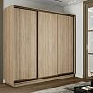 Шкаф-купе 2100x450x2200 Экспресс 2 Дуб сонома ЛДСП