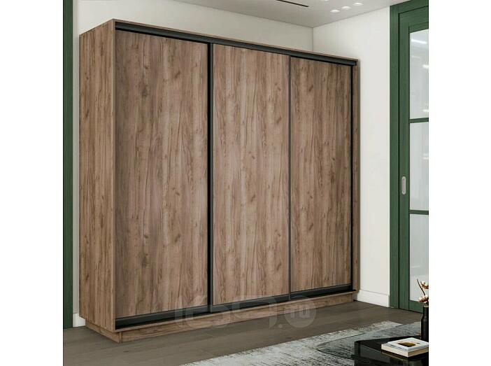 Шкаф-купе 1800x600x2200 Экспресс 2 Дуб Крафт табачный ЛДСП