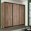 Шкаф-купе 2400x600x2400 Экспресс 2 Дуб Крафт табачный ЛДСП