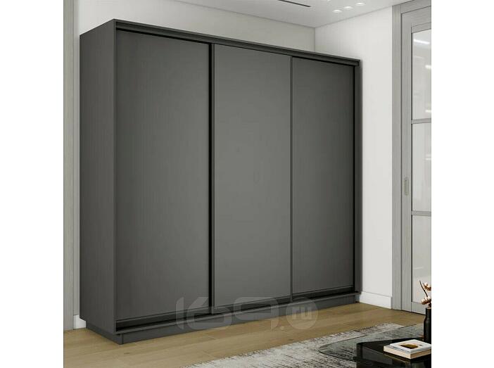 Шкаф-купе 1800x600x2200 Экспресс 2 Серый Диамант ЛДСП