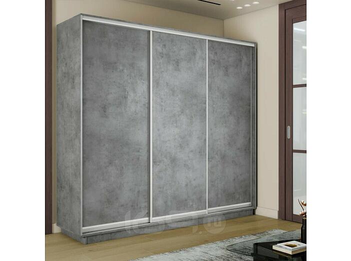 Шкаф-купе 1800x600x2200 Экспресс 2 Бетон ЛДСП