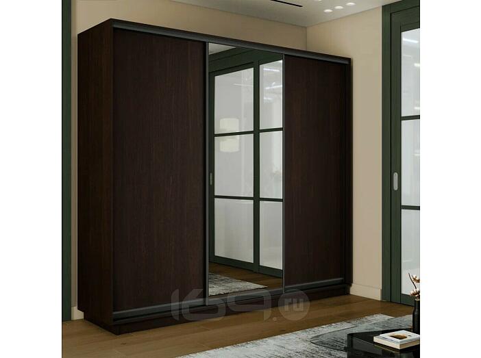 Шкаф-купе 1800x450x2400 Экспресс 2 Вегне зеркало, ЛДСП