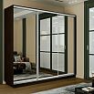 Шкаф-купе 1800x450x2400 Экспресс 2 Вегне зеркало, ЛДСП