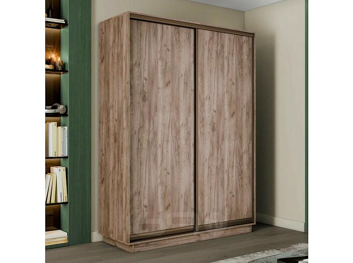 Шкаф Экспресс 2 Широкий 2-х дверный Дуо ЛДСП (Бронзовый профиль) Дуб Крафт Табачный 1800*2400*450 Шкаф Экспресс 2 Широкий 2-х дверный Дуо ЛДСП (Бронзовый профиль) Дуб Крафт Табачный 1800*2400*450