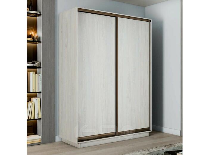 Шкаф Экспресс 2 Широкий 2-х дверный Дуо ЛДСП (Бронзовый профиль) Ясень Анкор светлый 1800*2400*450 Шкаф Экспресс 2 Широкий 2-х дверный Дуо ЛДСП (Бронзовый профиль) Ясень Анкор светлый 1800*2400*450