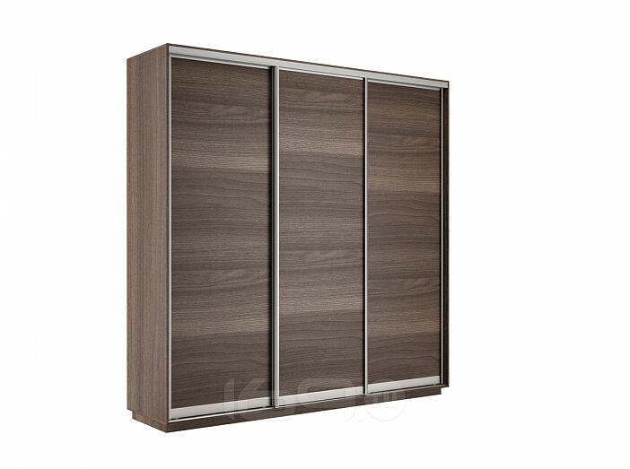 Шкаф-купе 3-х дверный Экспресс Элемент трио Ясень шимо темный 2100