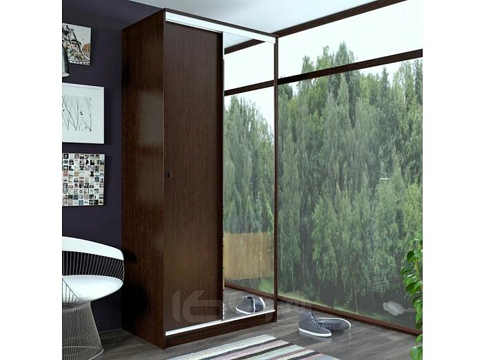 Шкаф-купе Альянс 1,0 м (Венге) Шкаф-купе Альянс 1,0 м (Венге)