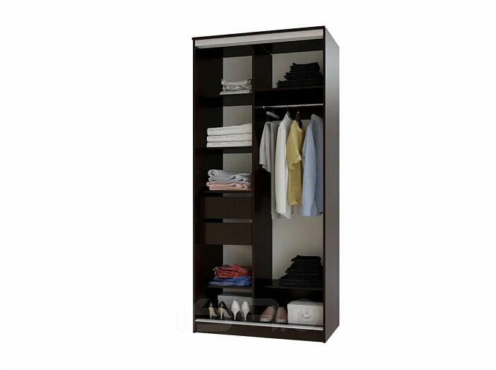 Шкаф-купе Альянс 1,0 м (Венге)