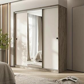 Шкаф-купе Альянс 2,0 м (Кашемир, Дуб Крафт Серый)